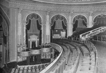 Auditorio parvekkeelta, Fox Theatre, Philadelphia, Pennsylvania, 1925