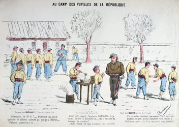 Tasavallan oppilasleirillä 1871.