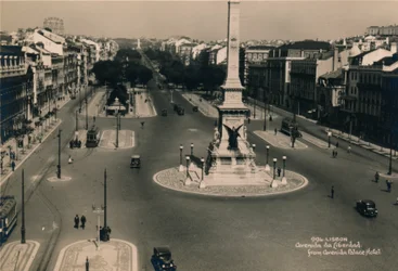 Avenida da Liberdade, Lissabon, Portugali, vuodelta 1936