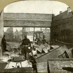 Pankkikassakaapit vartioituina, 1906.