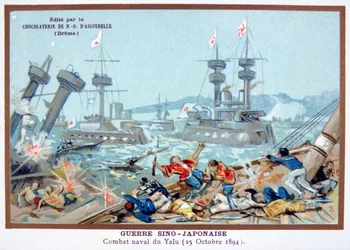Yalu-joen taistelu, Kiinan ja Japanin sota, 25. lokakuuta 1894