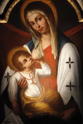 Siunattu armon neitsyt, Madonna di San Giuseppe kirjoittanut Benedetto Cottolenzo (1500-luvun loppu), Torino, Italia