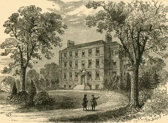 Belsizen talo vuonna 1800, n. 1876.