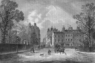 Berkeley Square, Westminster, Lontoo, c1850 1878