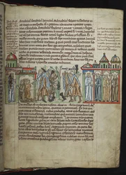 Bernard of Clairvaux lähettää munkkeja tytärtaloihin, kystertsiläiset munkit, 1249-1250.