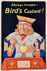 Birds Custard -mainos, 1927