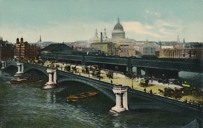 Blackfriars Bridge, Lontoo, 1911.