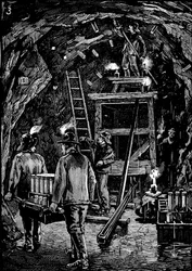 Blawing up Flood Rock, 1885