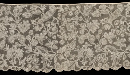 Bobbin Lace Flounce, 1700-luku.