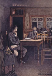 Bonaparte vuonna 1792 Six-Sous-ravintolan kävijänä Pariisissa, 1896