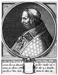 Bonifatius V, katolisen kirkon paavi