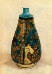 Pullo - Japanilainen Kutani, 1600-luvun loppu, 1945.