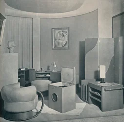Buduaari Salon des Artistes Decorateursilta, 1929, DIM, c1930.
