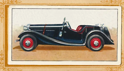 Brittiläinen Salmson 20-90 Sports -kaksipaikkainen, vuodelta 1936