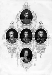 Brittiläiset sotilashahmot ja marsalkkaat, 1837