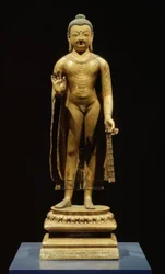 Buddha Sakyamuni / veistos, 7. vuosisata