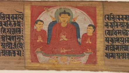 Buddha kädet kohotettuina Dharmacakra Mudrassa..., n. 1090.