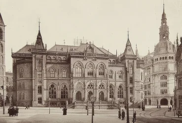 Pörssirakennus Bremenissä. Noin 1900