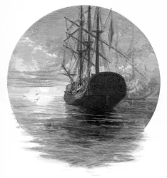 Kapteeni Cooksin jäännösten hautaus merellä, 1779 1886