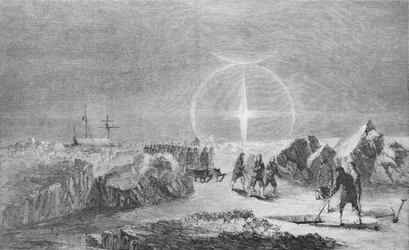 McLintockin retkikunnan jäsenen hautaus, c1859, 1928