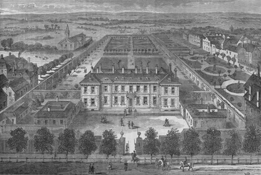 Burlington House, Westminster, Lontoo, noin vuonna 1700, c1875 1878