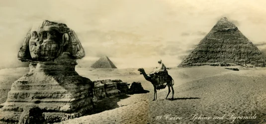 Kairo - Sfinksi ja pyramidit, c1918-c1939.