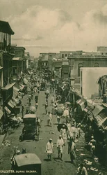 Kalkutta. Burra Bazaar, 1910.