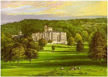 Capernwray, Lancashire, Marton-perheen koti, vuodelta 1880