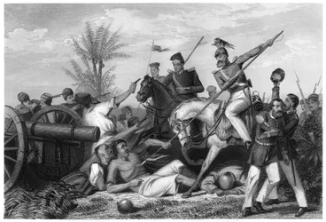 Aseen vangitseminen Bandassa, 1858, c1860
