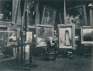 Carolus Duran studiossaan vuonna 1897