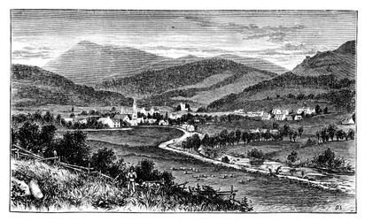 Castleton of Braemar, Skotlanti, vuodelta 1888