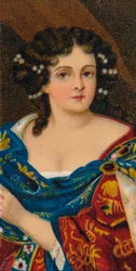 Katariina Braganza 1638-1705, kuningas Kaarle II:n kuningatar puoliso, 1912