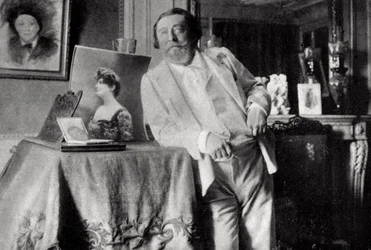 Catulle Mendes, ranskalainen runoilija ja kirjemies, 1906