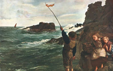 Vuorovesi kiinni, c1869, c1902.