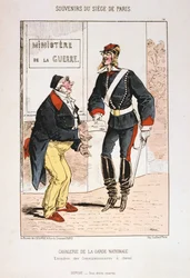 Kansalliskaartin ratsuväki, Pariisin piiritys, 1870-1871