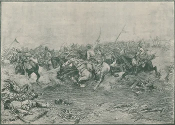 Kahdennentoista husaarin panos Marengon taistelussa, 1800, 1896.