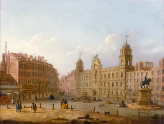 "Charing Cross ja Northumberland House", 1700-luvun loppu