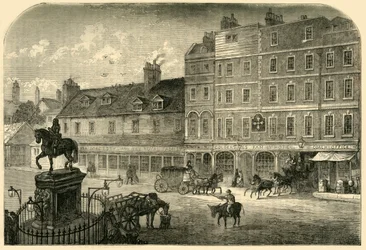 Charing Cross Northumberland Housesta vuonna 1750, 1881.