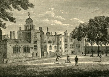 Charterhouse - The Quadrangle, 1872.