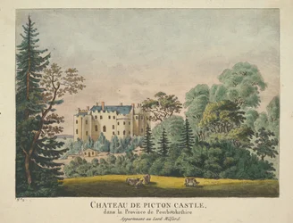 Chateau de Pictonin linna, 1735-43.