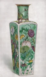Kiinalainen klubin muotoinen maljakko. KAng Hsi -kausi, 1661-1722, 1928