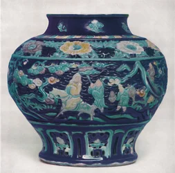 Kiinalainen viinipurkki. Ming-kausi, 1368-1644, 1928