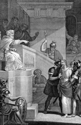 Kristus ennen Kaifasta, 1814