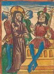 Kristus Pilatuksen edessä, n. 1490.