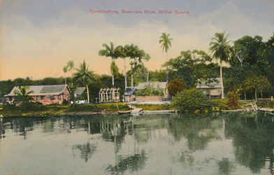 Christianburg, Demerara-joki, Brittiläinen Guayana, 1900-luvun alku.