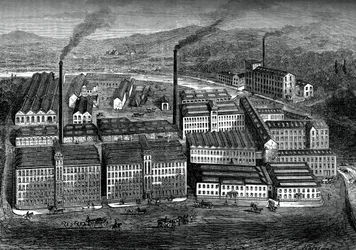 Clarks Anchor Thread Works, Paisley, Skotlanti, n. 1880