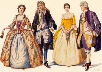 Kuningatar Annen ja George I:n vaatteet, 1702-1725, 1903, 1937.