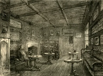 Kahvihuone St. Johns Gatessa, c1872.