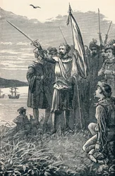 Columbus ottaa San Salvadorin Espanjalle haltuunsa vuonna 1904