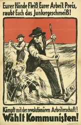 KPD:n kommunistinen vaalijuliste, noin 1931
